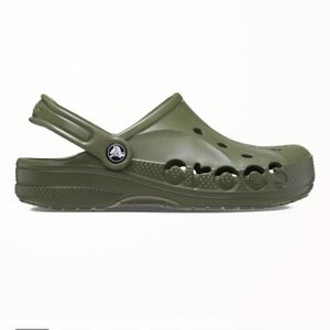 CROCS BNWT BAYA Unisex Army Green Clogs - M9 /W 11